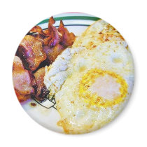 Eggs Bacon Breakfast Fridge Magnets