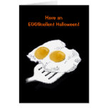 EGGS carte de crâne de Halloween l'excellente