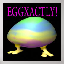 Eggxactly Poster
