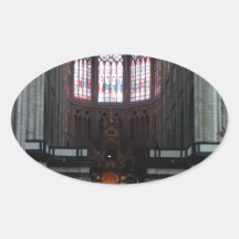 Église belge intérieure adhésifs