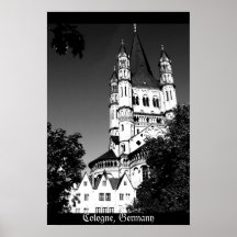 Église de Cologne Posters