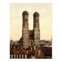 Église de Frauen (c.-à-d. Frauenkirche), Munich, B Cartes Postales