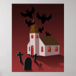 Église éffrayante, affiche