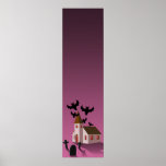 Église éffrayante, affiche de bannière