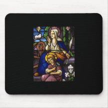 Église Windows 037 Tapis De Souris