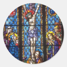 Église Windows 062 Adhésifs Ronds