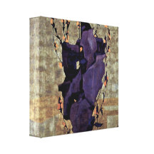 Egon Schiele - Stylized flowers still life Stretched Canvas Prints