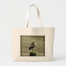 Egret Canvas Bag