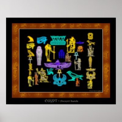 EGYPT ~ Ancient Sands Art Poster by RavenSpiritPrints