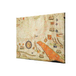 Egypt and the Red Sea Stretched Canvas Print