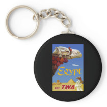 Egypt Fly TWA Key Chain