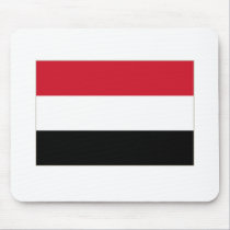 EGYPT Tricolor, Egyptian Flag without Centre Image mousepads
