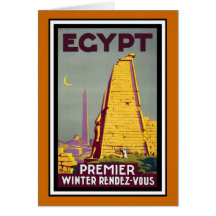 "Egypt" Vintage Travel Greeting Cards