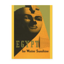Egypt - Vintage Travel Poster Art Postcard