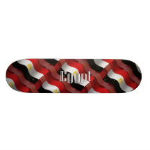 Egypt Waving Flag Skateboard Deck