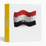 Egypt Waving Flag Vinyl Binders