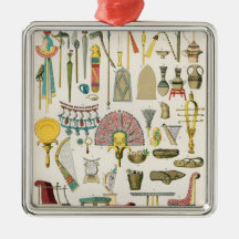 Egyptian Accessories, from 'Trachten der Voelker' Christmas Tree Ornament