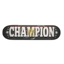 Egyptian and a Champion Skateboard Decks
