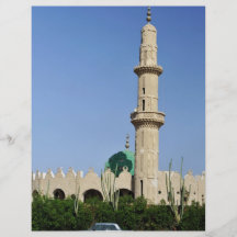 Egyptian architecture personalized flyer
