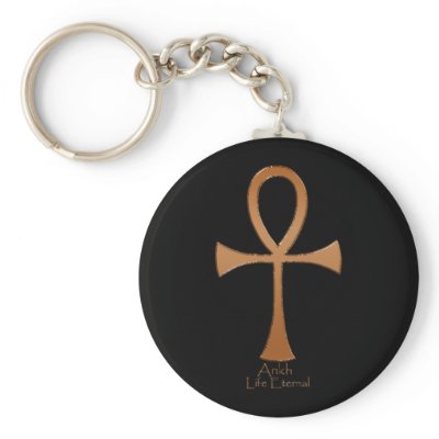 Egyptian Copper ANKH Key Chain by PrintedGifts