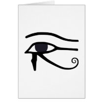 EGYPTIAN EYE OF HORUS CARD