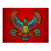 Egyptian Falcon Post Card