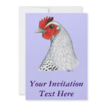 Egyptian Fayoumi:  Silver Hen