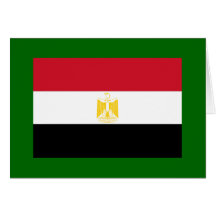 Egyptian Flag Greeting Card