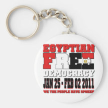 Egyptian Free Democracy Key Chains