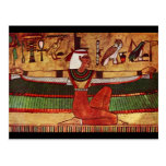 Egyptian Goddess Isis Wall Painting 1360 B.C. postcards