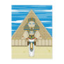 Egyptian Pharaoh & Great Sphinx of Giza Post Card