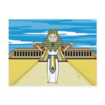 Egyptian Pharaoh King at Hatshepsut Postcard