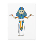 Egyptian Pharaoh King Postcard