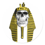 Egyptian Pharaoh Round Sticker