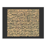 egyptian pictographs postcards