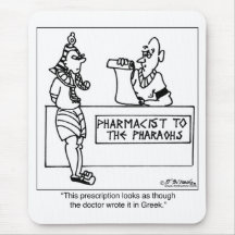 Egyptian Prescription Written In Greek Mouse Pads