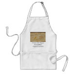 Egyptian proverb about beauty and perfection aprons