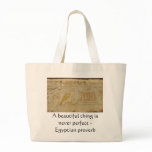 Egyptian proverb about beauty and perfection bags