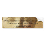 Egyptian Proverb about  Women Bumper Stickers