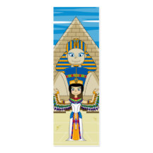 Egyptian Queens Nefertiti & Cleopatra Bookmark Business Cards