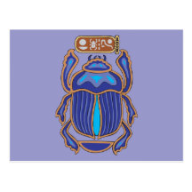 Egyptian Scarab Dung Dung Beetle Postcards