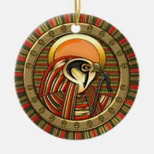 Egyptian Sun God Ra Christmas Tree Ornament