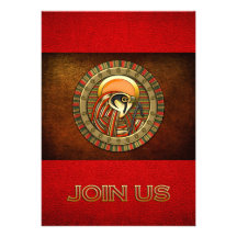 Egyptian Sun God Ra Invite