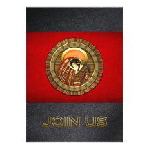 Egyptian Sun God Ra Invite
