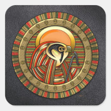 Egyptian Sun God Ra Square Sticker
