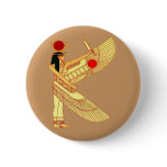 Egyptian Wall Art Pinback Button