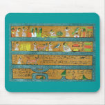 Egyptian Wall Art Mouse Pad