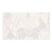 egyptian with donkey business card