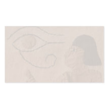 egyptian with eye tapestry business card