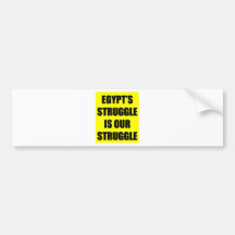 Egypt's Struggle Is Our Struggle Bumper Sticker